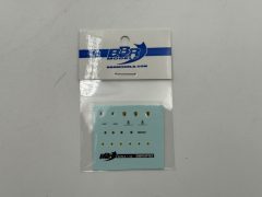 231 BBR DF02 stemmi Ferrari cavallino 1/43 Con Cromo ad acqua - scala 1:43