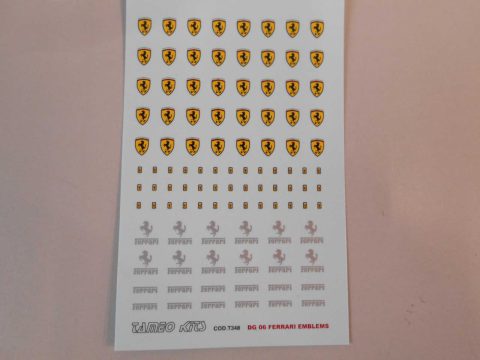 234 Tameo Kits DG06 stemmi Cavallino Ferrari 1/43