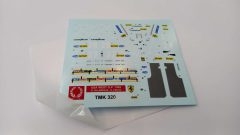 246 Tameo Kits T303 decals per TMK 320 Ferrari 126 C2 1982 1/43 - scala 1:43
