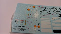 247 Tameo Kits T289 decals per TMK 308 Ferrari F2002 Schumacher Barrichello San Marino GP 2002 1/43 - foto 4