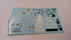 247 Tameo Kits T289 decals per TMK 308 Ferrari F2002 Schumacher Barrichello San Marino GP 2002 1/43 - foto 2