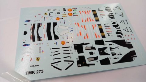 250 Tameo Kits T248 decals per TMK 273 Ferrari F399 Monaco GP 1999 1/43