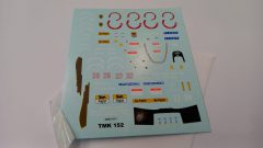251 Tameo Kits T117 decals per TMK152 Ferrari F92A Alesi Capelli 1992 1/43 - scala 1:43