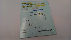 258 Tameo Kits T051 decals per TMK056-062-069-081 Ferrari F1/87-88C 1/43 - scala 1:43