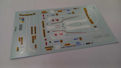 260 Tameo Kits T218 decals Ferrari 312 T5 1980 1/43 - scala 1:43