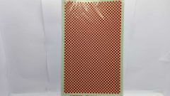 216B decals Tauromodel 437 scacchiera colore red insigna, dimensione quadrati 3 x 3 mm, scala 1/72 - scala 1:72