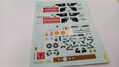 264 Tameo Kits T380 decals Ferrari F2008 Massa Raikkonen 2008 1/43 - scala 1:43