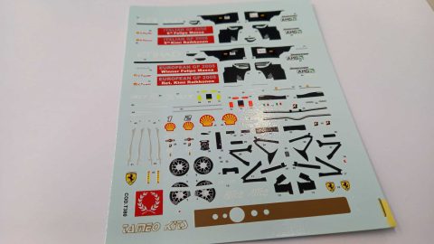 264 Tameo Kits T380 decals Ferrari F2008 Massa Raikkonen 2008 1/43
