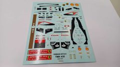 278 Tameo Kits T472 decals per TMK435 Ferrari SF16-H 1/43 - scala 1:43