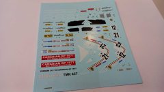 280 Tameo Kits decals per TMK437 Ferrari 312 T2 Villeneuve Reutemann Canadian GP 1977 1/43 - scala 1:43