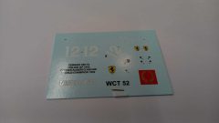 288 Tameo Kits decals per WCT52 Ferrari 500 F2 Ascari 1952 1/43 - scala 1:43