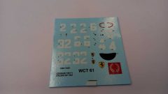 291 Tameo Kits decals per WCT61 Ferrari 156 F1 1961 1/43 - scala 1:43