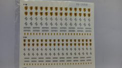 302 decals Triple9 T9-20002 stemmi e scritte Ferrari nelle scale 1/18, 1/24, 1/43, 1/64 - foto 3
