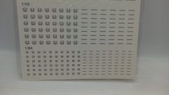 304 decals Triple9 T9-20011 stemmi e scritte Honda nelle scale 1/18, 1/24, 1/43, 1/64 - foto 2
