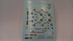 307 Tameo Kit T237 decals per WCT77 Ferrari 312 T2 1977 1/43 - scala 1:43