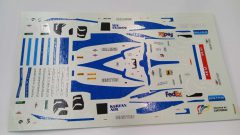308 Tameo Kits T226 decals per TMK254 Benetton B198 Australian GP 1988 1/43 - scala 1:43