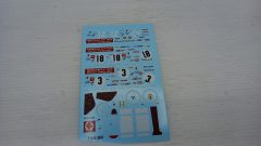 312 Tameo kit decals per TMK366 Ferrari 312 B 1970 1/43 - scala 1:43