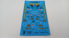 323 Tameo Kits DK072 decals per Minardi Cosworth M188 1988 1/43 - scala 1:43