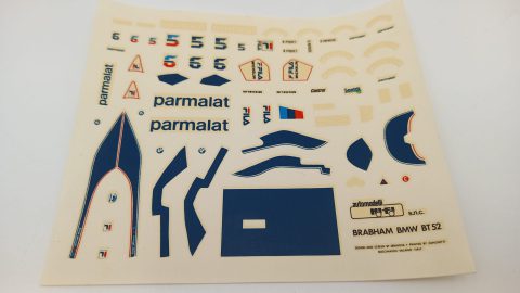 335 decals per Brabham BMW BT52 1983 1/43