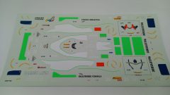 339 Tameo Kits DK214 decals Minardi M195B 1996 1/43 - scala 1:43