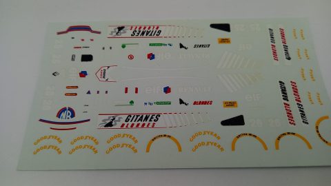 340 decals Ligier JS11 F1 1/43