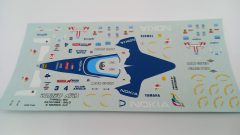 341 Tameo Kits decals Tyrrell 023 1995 1/43 - scala 1:43