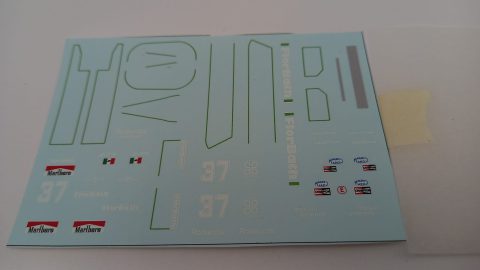 345 decals Opel Manta 400 Gruppo B 1986 1/24