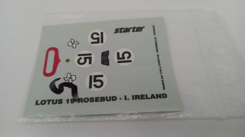 346 decals Lotus 19 1/43