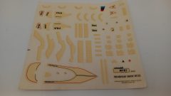 357 decals Brabham BMW BT52 1/43, ingiallite - scala 1:43