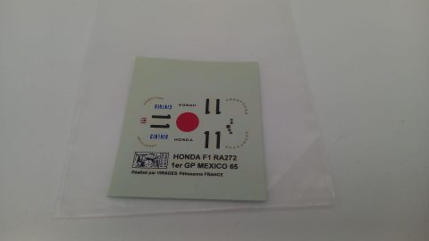 358 decals Honda F1 RA272 1965 1/43