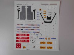 52 Tameo Kits T298 decals per TMK316 Ferrari 126 C2 1982 1/43 - scala 1:43