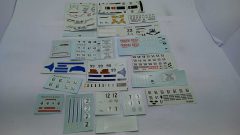 Lotto di 23 decals assortite per modelli in scala 1/43 - scala 1:43