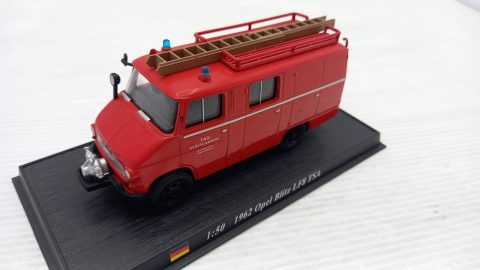 Opel Blitz LF8 TSA Vigili del Fuoco 1962 1/50, mancante specchio sinistro, senza scatola originale