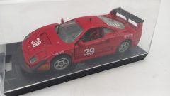 Ferrari F40 Le Mans 1/43, teca segnata, senza scatola originale - scala 1:43