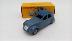 Dinky Toys Citroen 2 CV 1/43, normali segni del tempo, confezione lievemente usurata - scala 1:43
