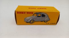 Dinky Toys Citroen 2 CV 1/43, normali segni del tempo, confezione lievemente usurata - foto 7