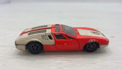 Dinky Toys De Tomaso Mangusta 1/43 senza scatola originale, segni di usura, vernice e decals rovinate - scala 1:43
