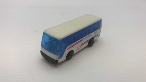 Welly N.9300 Airport bus 1/87, senza scatola originale, vetro rovinato, segni del tempo