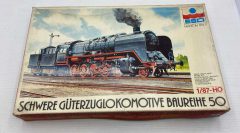 Esci Schwere Guterzuglokomotive Baureihe 50 Kit montaggio 1/87, scatola usurata - scala 1:87