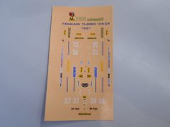 95 FDS decals Ferrari 126 CK 1981 1/43 - scala 1:43