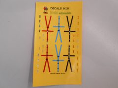 83 fds decals cinture di sicurezza 1/43 - scala 1:43