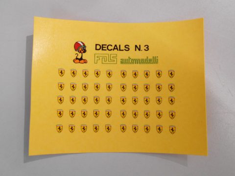 80 fds decals stemmi scudetti Ferrari 1/43