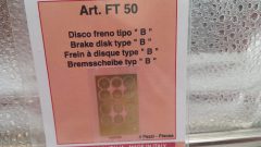 FT50 Tameo Kits fotoincisioni disco freno tipo "B" 1/43 - foto 2