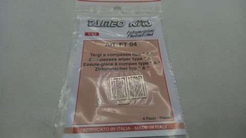 FT04 Tameo Kits fotoincisione tergi a compasso tipo "A" 1/43