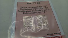 FT06 Tameo Kits fotoincisioni tergi a compasso tipo "C" 1/43 - foto 2
