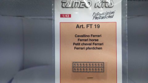 FT19 Tameo Kits fotoincisioni cavallino Ferrari 1/43