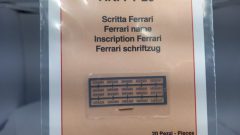 FT20 Tameo Kits fotoincisioni scritta Ferrari 1/43 - foto 2