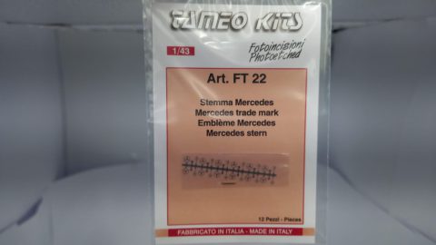 FT22 Tameo Kits fotoincisione stemma Mercedes 1/43