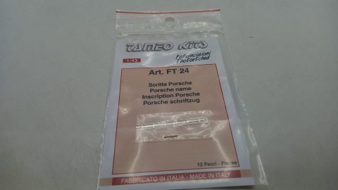 FT24 Tameo Kits fotoincisioni scritta Porsche 1/43