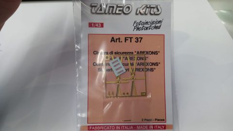 FT37 Tameo Kits cintura di sicurezza Arexons 1/43